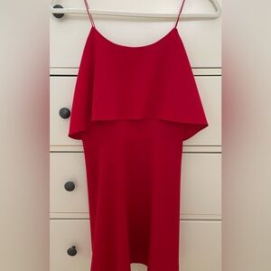 Alice + Olivia Red Mini Dress